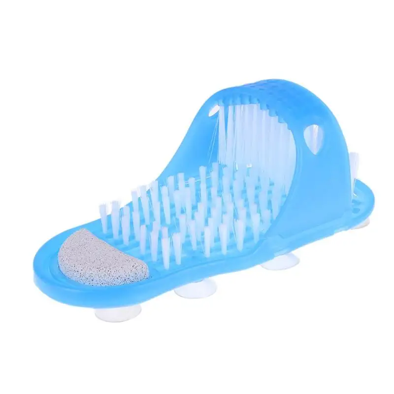 Plastic Remove Dead Skin Massage Slipper Foot Shower Brush Scrubber Bath Shoe Men Women Pumice Stone Spa Feet Clean Care Tool