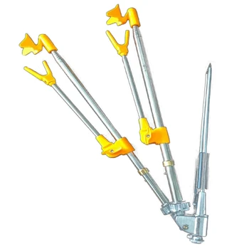 

Telescopic Detachable Fishing Rod Holder Support Two Pole Bracket Carp Fishing Tool 1.7M