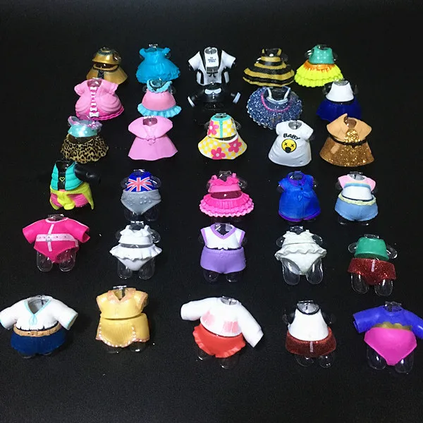 Original Mini Doll Dress Clothes Suits for 8cm Big LOLs Sister