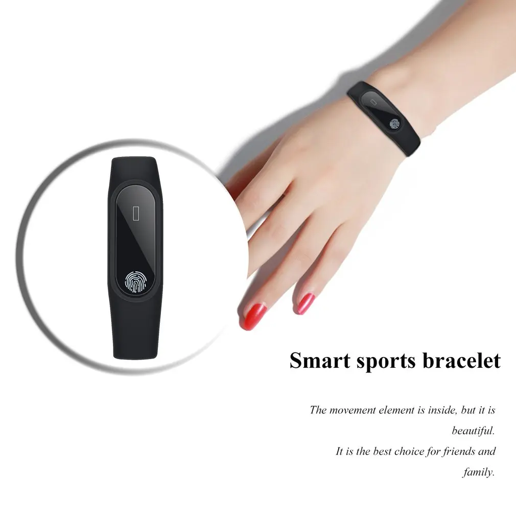 0,42 дюймовый oled-дисплей Smartband Bluetooth монитор сердечного ритма дисплей времени монитор сна забота о здоровье Smartband для IOS