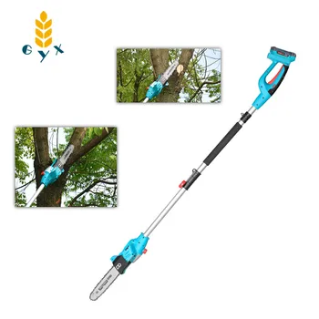 Buy Rechargeable DC Electric High Branch Saw High-altitude Chain Saw High Branch Pruning Machine
