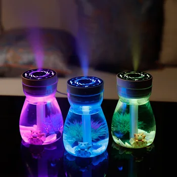 

Colorful Lamp Bottle Humidifier Use Desktop Mute Hydrating Artifact Ultrasonic Humidifier Mini USB Humidifier for Home Office