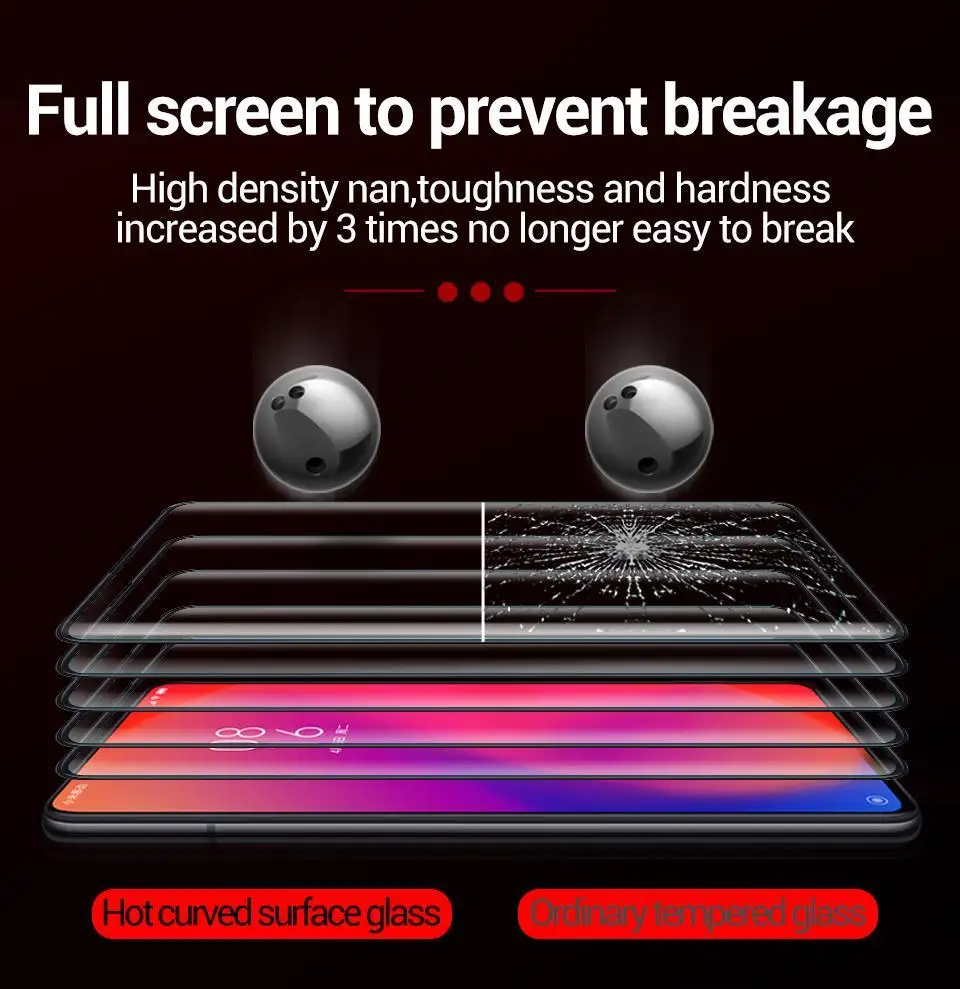 2 шт. закаленное стекло для Xiaomi mi 9T Red mi 8 7 K20 Note 8 Pro Защитная пленка для экрана Red mi Note 5 6 7 8 Pro 6A 7A 8pro