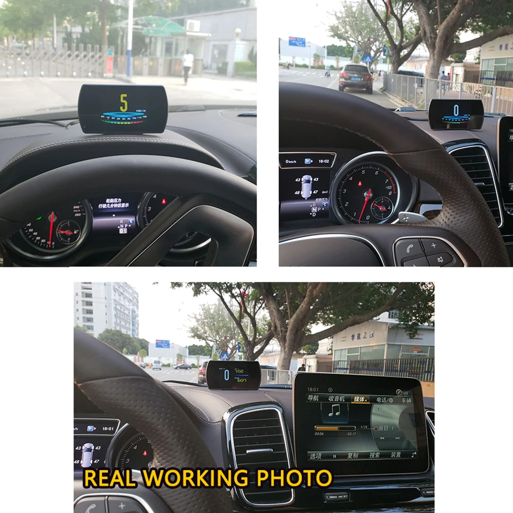 

NEW HOT SALES P12 Automobile Board Computer Projector Car Digital GPS OBD Driving Displayer