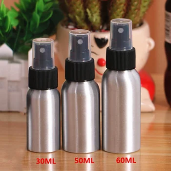 

30/50/60/80/100/120/150ml Mini Aluminum Cosmetic Emulsion Perfume Atomizer Empty Spray Bottle