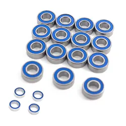 NEW ENRON – Roulement à billes métrique en caoutchouc bleu, en acier chromé, scellé sur les deux côtés, voiture RC, adapté pour voiture Rc Traxxas Summit KIT 52100, nouvelle collection, 43 pièces, 