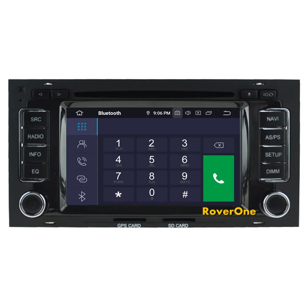 Excellent RoverOne Car Multimedia Player For Volkswagen Touareg T5 Multivan Android 9.0 Octa Core Radio DVD GPS Navigation Stereo Media 8