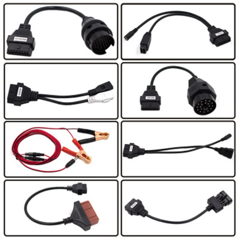 

8PCS Car Diagnostic Tool Cable OBD2 Interface Car Diagnostic Cable and Connector For Delphi For Autocom Cdp Pro