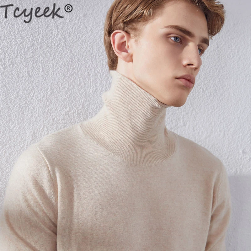 ^Cheap Tcyeek Wool Sweater Men Winter Clothes 2019 Brand Cashmere Turtleneck Pullover Man Casual Warm Pull Homme Mens Sweater MR1902 ^Cheap Tcyeek Wool Sweater Men Winter Clothes 2019 Brand Cashmere Turtleneck Pullover Man Casual Warm Pull Homme Mens Sweater MR1902