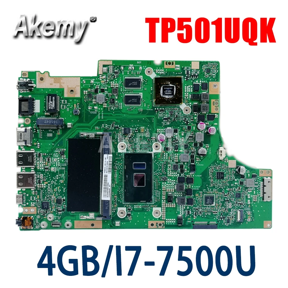 Новая материнская плата Akemy TP501UQ для ASUS VivoBook TP501UQK TP501UB TP501U протестирована OK I7-7500U