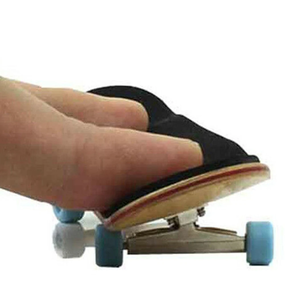 New Complete Wooden Fingerboard Finger Skate Board Gifts Foam Tape Maple Wood 