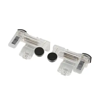 

2pcs Shooting Game Triggers Physical Button Fourth Generation Assist Tools Mobile Phone Aim Key for Android for iPhone Drop Ship