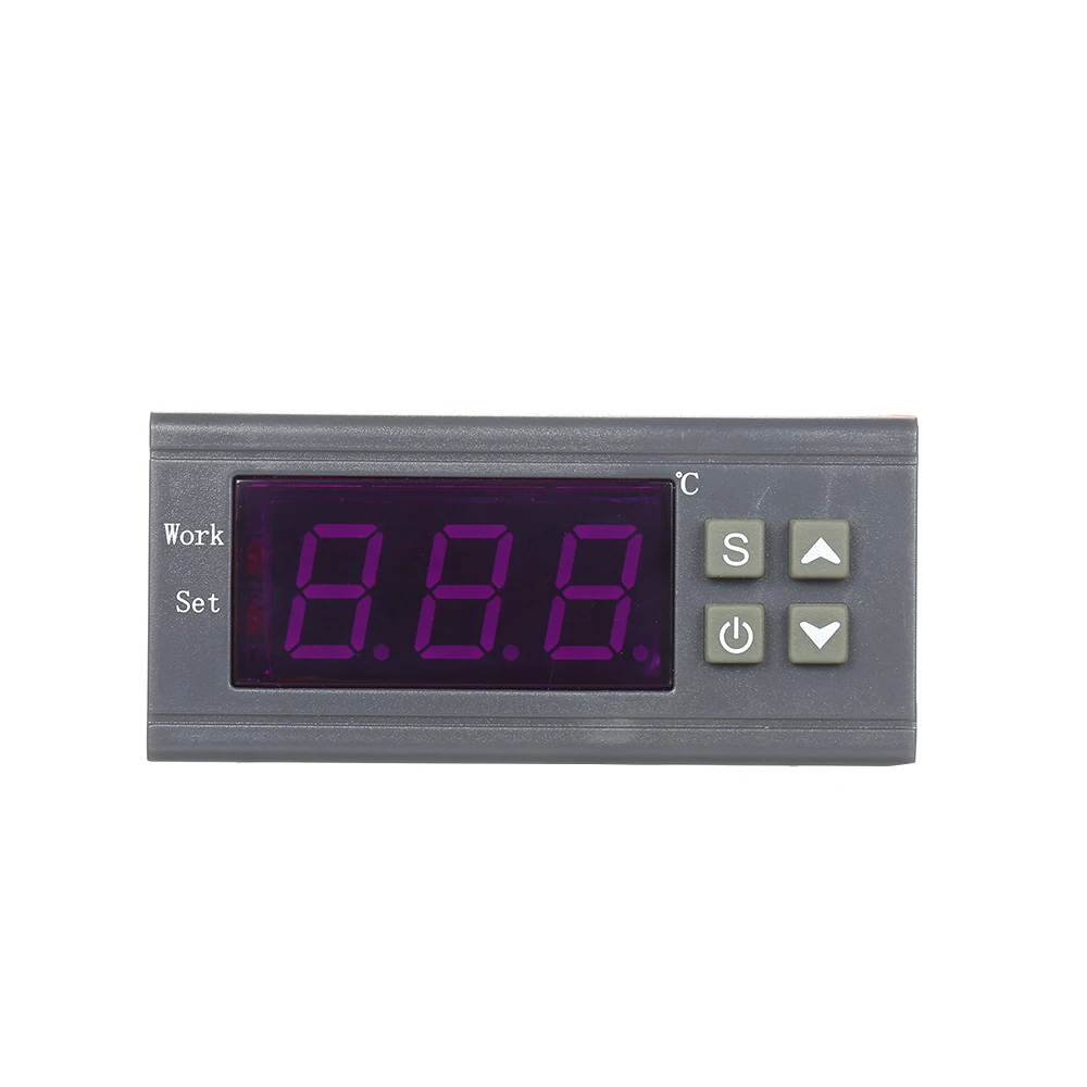 AC220V светодиодный цифровой термостат с термостатом, термостат, температура охлаждения, Датчик управления