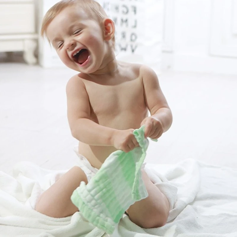 6 Schichten weich Kleinkinder Baby Taschentuch Speichel Handtuch Schal 