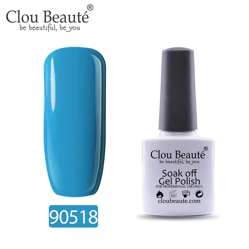 90518 Гель-лак Clou Beaute UV Vernis полуперманентный Гель-лак Маникюр полуперманентный Vernis основа и верхнее покрытие праймер лак для ногтей - Color: 90518