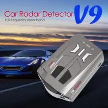 V9 автомобиля Кепка-тракер Скорость 360 градусов автомобиля Антирадары голосовое оповещение Предупреждение 16 Группа авто светодиодный Дисплей английский/Русская версия