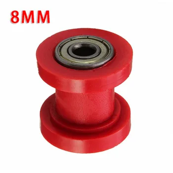 

For Chain Tensioner Chain guide wheel Tensioner Pulley Dirt Replacement 1pc 8mm Roller