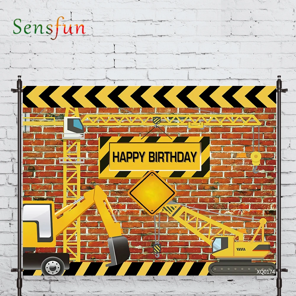 LEVOO Photographic Background Brick Wall Machine Engineer Birthday Photobooth Photo Studio Fabric Shoot | Электроника