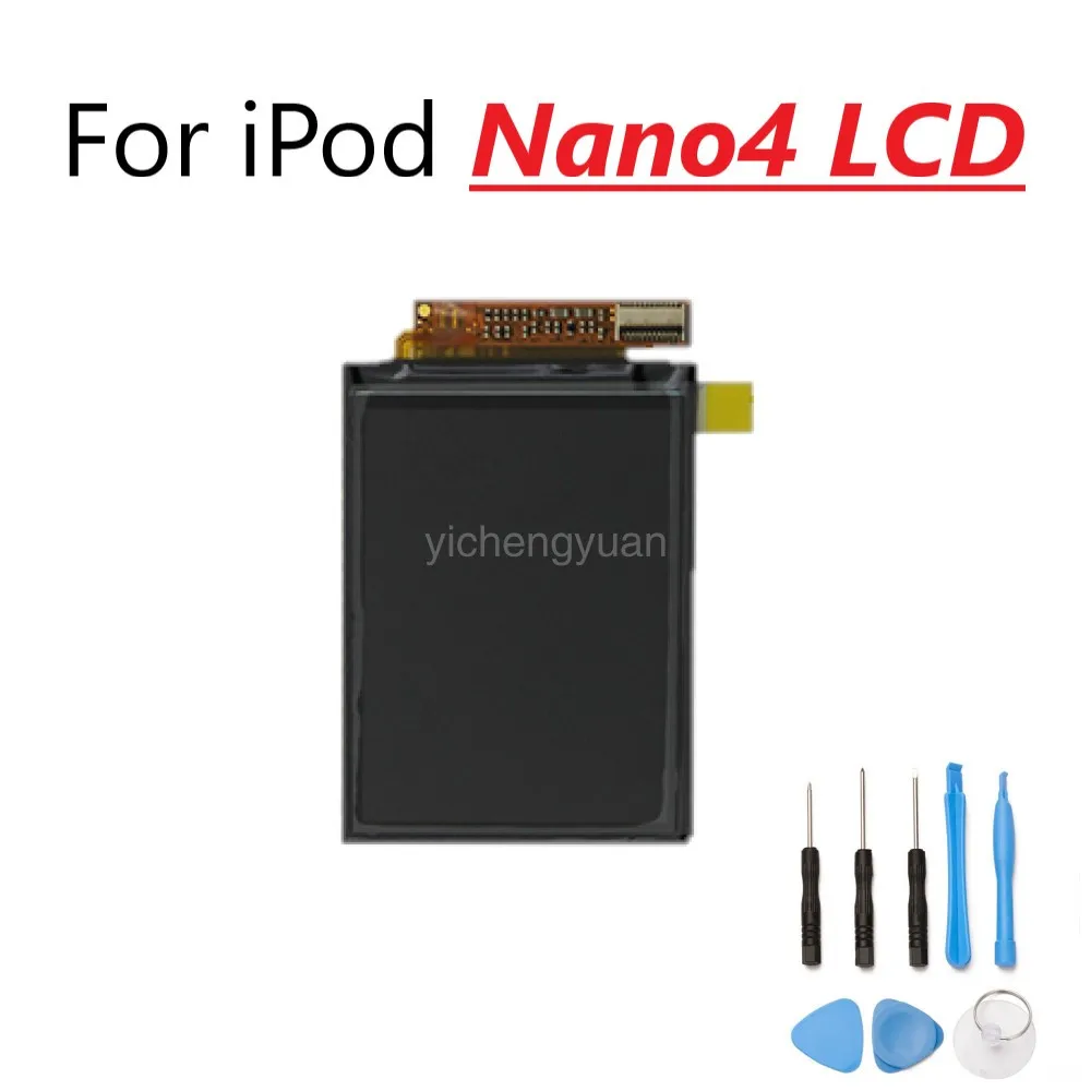 100% протестированный ЖК-дисплей экран Запчасти для Iphone IPod Nano4 ЖК-экран Бесплатные