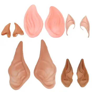 

5 Pairs Halloween Fake Elf Ears Funny Cosplay Props Dress up False Ears Prop