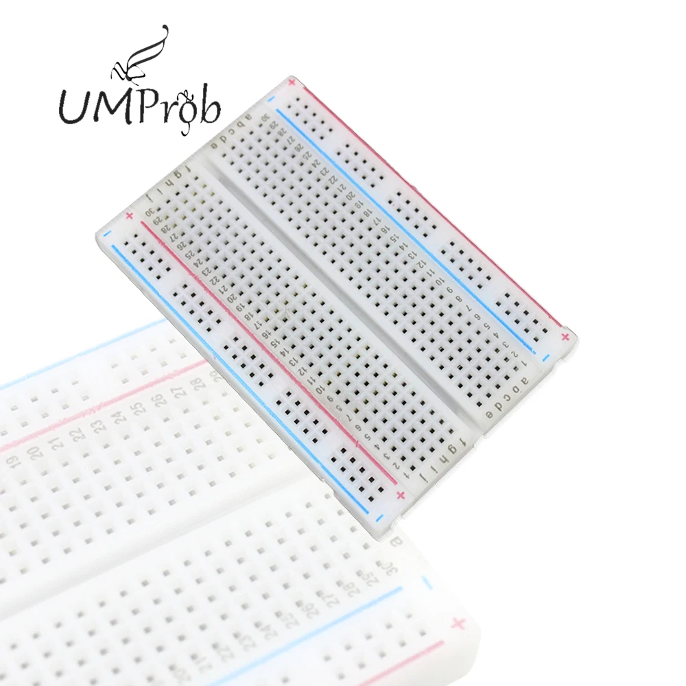 1pcs Solderless Prototype PCB Breadboard Experimental Board 8.5x5.5cm 400 Holes