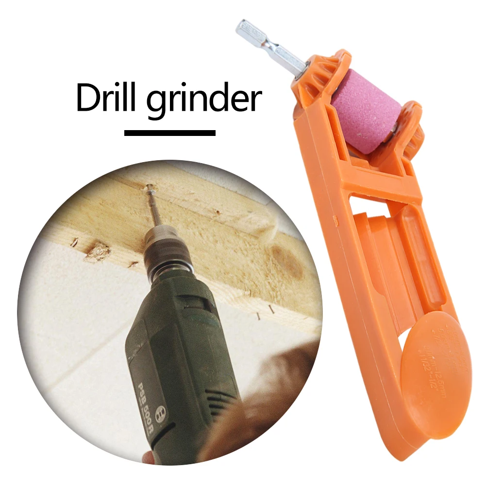 

Portable Drill Grinder Bit Kit Sharpener Grinding Wheel Electric Knife Twist Drill Mini Angle Grinding Machine Power Tool