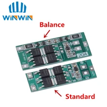 2S 20A 7,4 V 8,4 V 18650 Защитная плата литиевой батареи/стандарт BMS платы/баланс