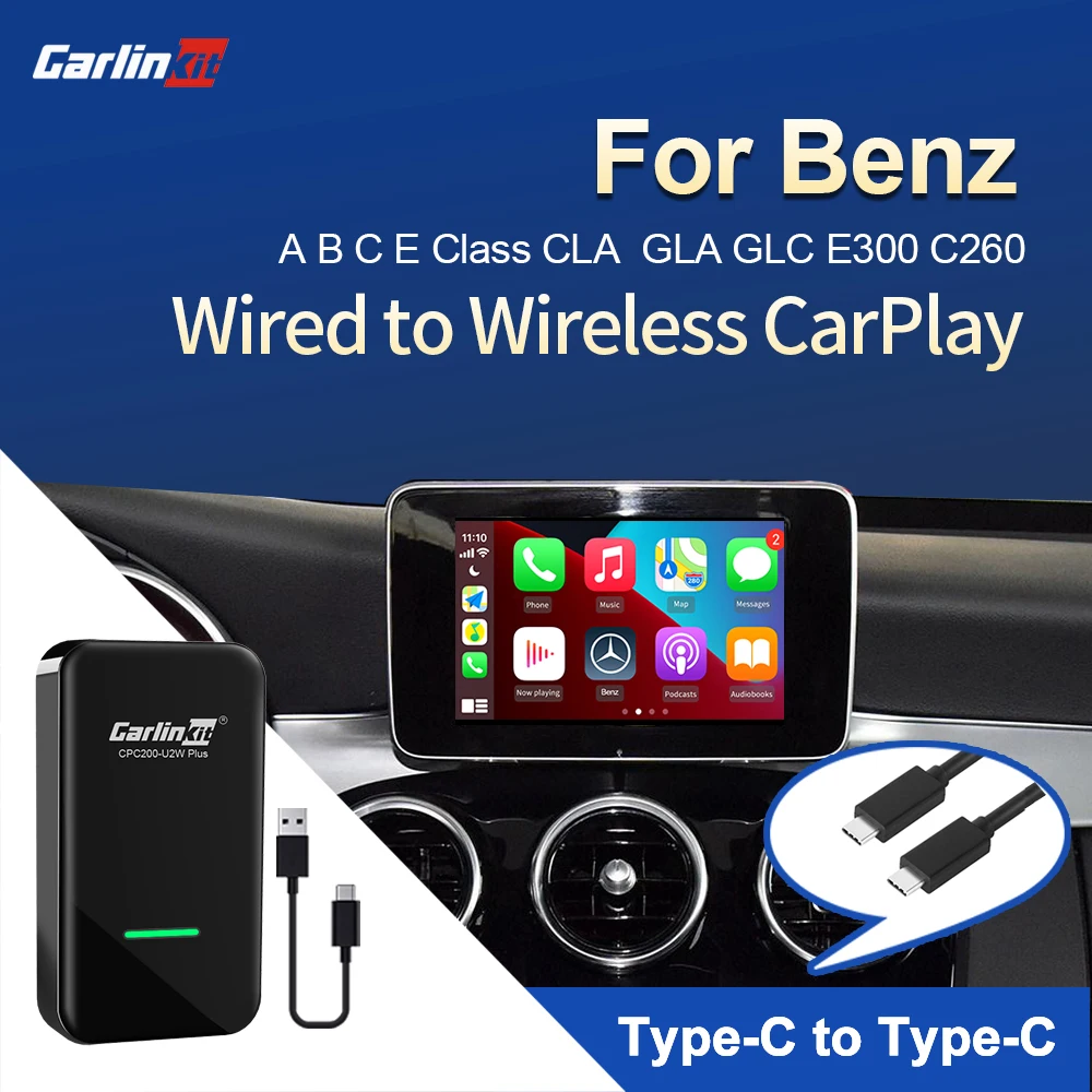 Carlinkit 3 0 Carplay Wireless Activator For Benz A B C Cls E Gla Gle 