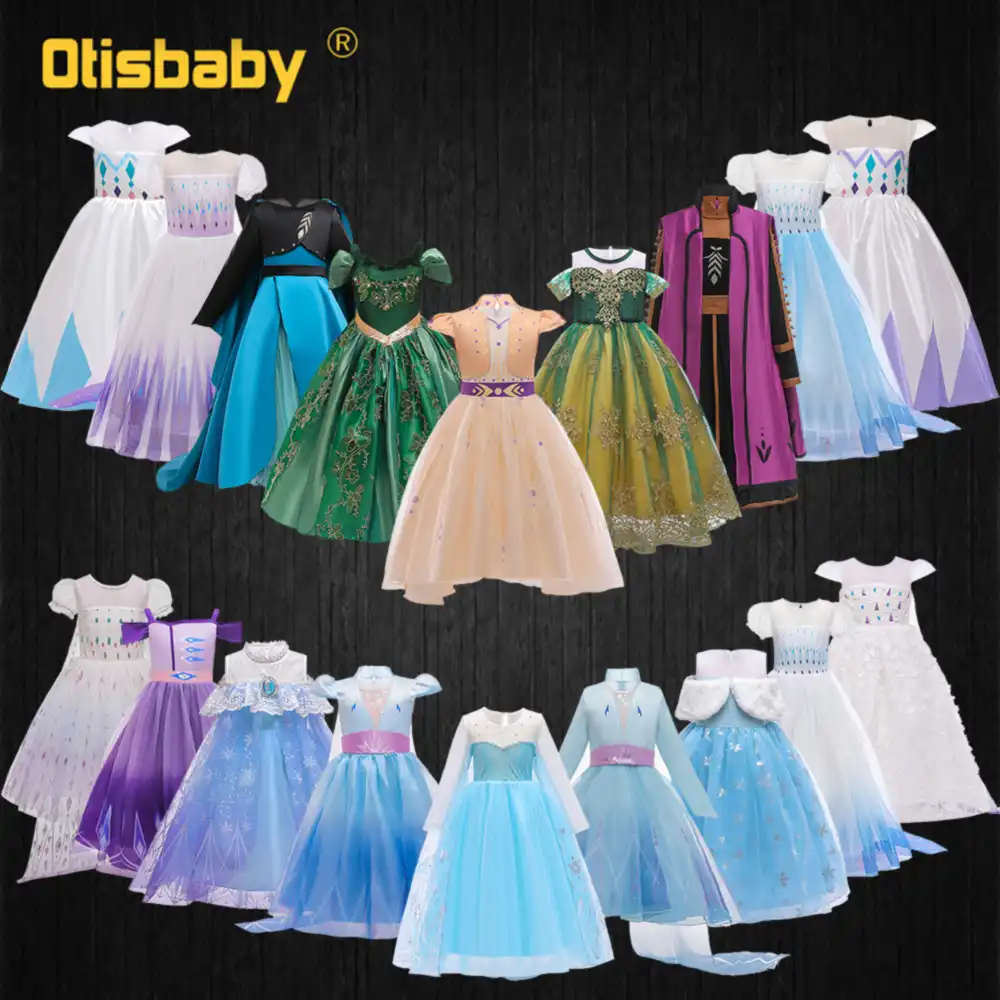 elsa and anna dress up costumes