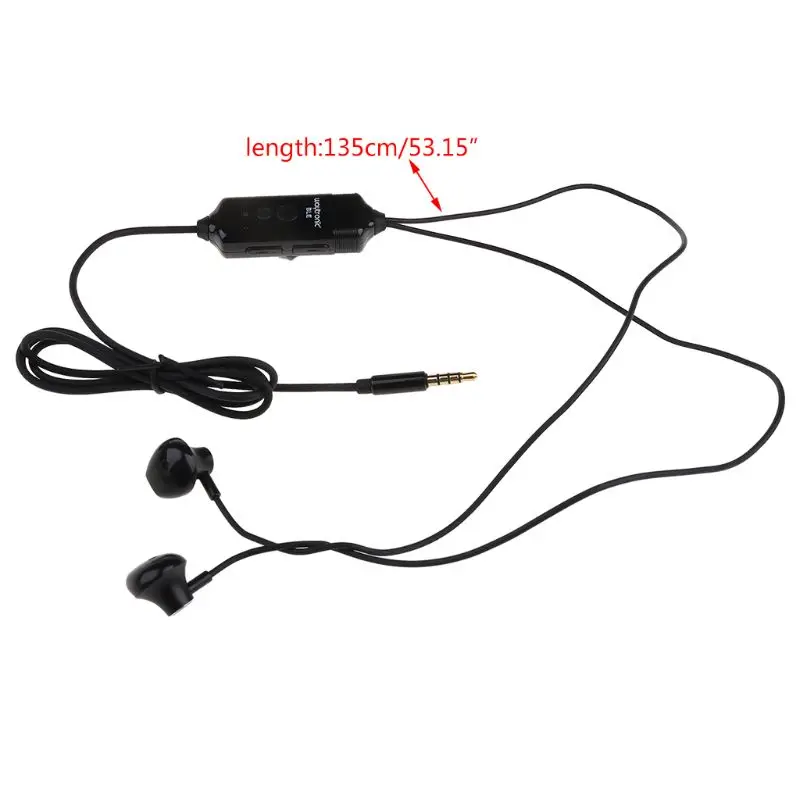 Black Digital Bluetooth Phone Call Recorder In-ear Earphone for iPhone Facebook Skype WeChat Cellphone Accessories
