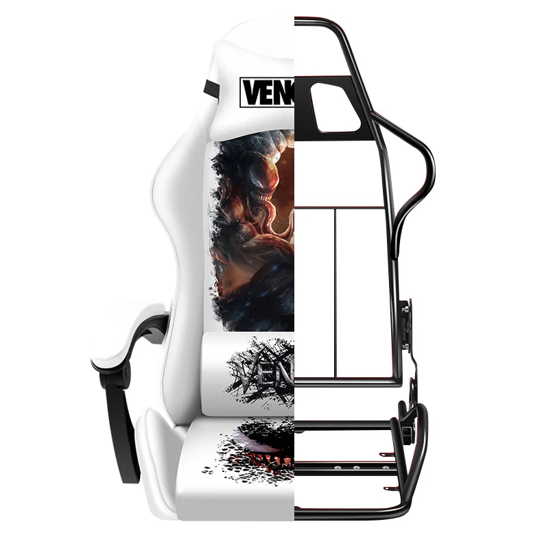 Description Picture 6 of itemBlack Cool Gaming Chair Boys Game Competitive Rotating Chair Home Liftable Computer Chair Comfortable Soft Anchor Live Chair