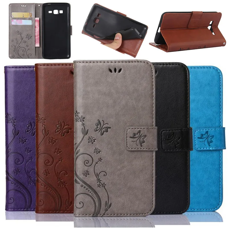 Luxury Flip PU Leather + Silicon Wallet Cover For Samsung Galaxy Grand Prime G530 G531H G531f G530h SM-G531f Case phone | Мобильные