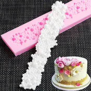 

Pearls Shape Silicone Cake Mold Sugar Chocolate Molds Cookie Fondant Cake Decor