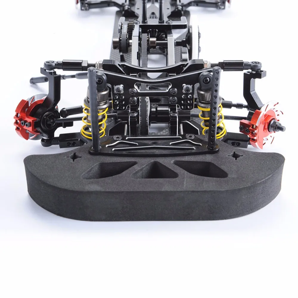 Alloy Carbon for RC 1 10 Drift Racing Car G4 Frame Chassis Disassembly Kit 4wd for sale online 