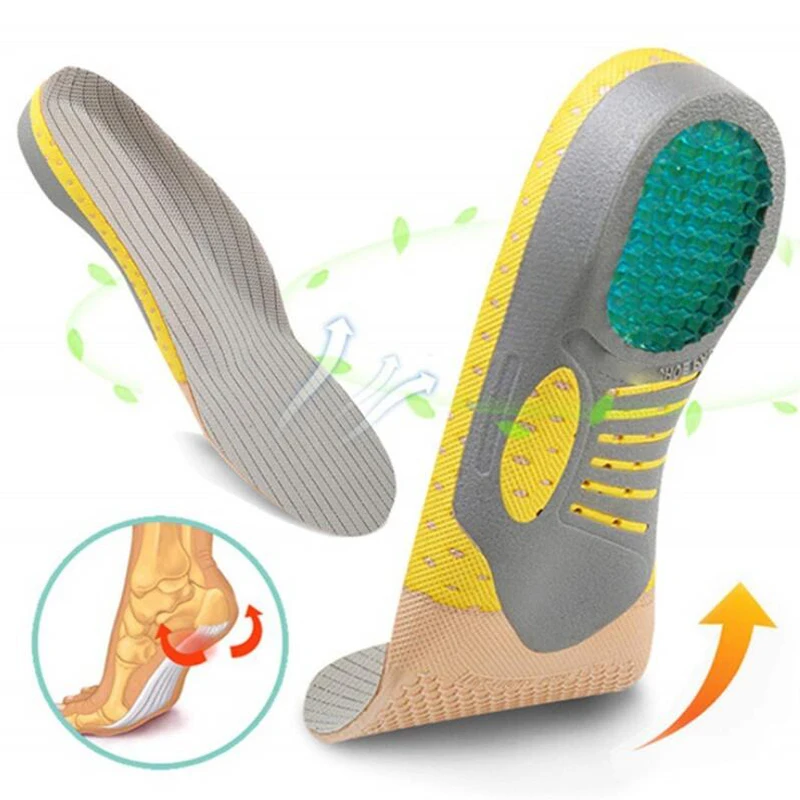 

Sports insoles For Man Woman Shock Absorption Arch Support Running Shoe Pads Breathable Function Insole Orthopedic Insoles