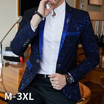 

Luxury Party Prom Blazer Shinny Yarn Wine Red Blue Black Contrast Collar Dress Dinner Blazer Homme Slim Fit Suit Coat Jacket