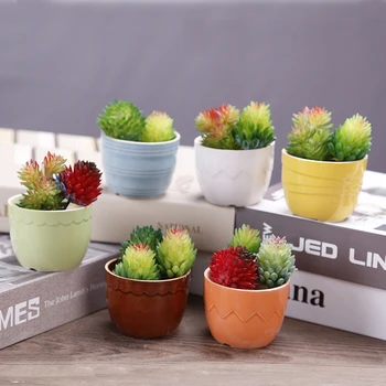 

Green Plant Succulents Pot With Hole Nordic Ceramic Marbling Flower Container Home Office Desktop Plant Pot Home Decor