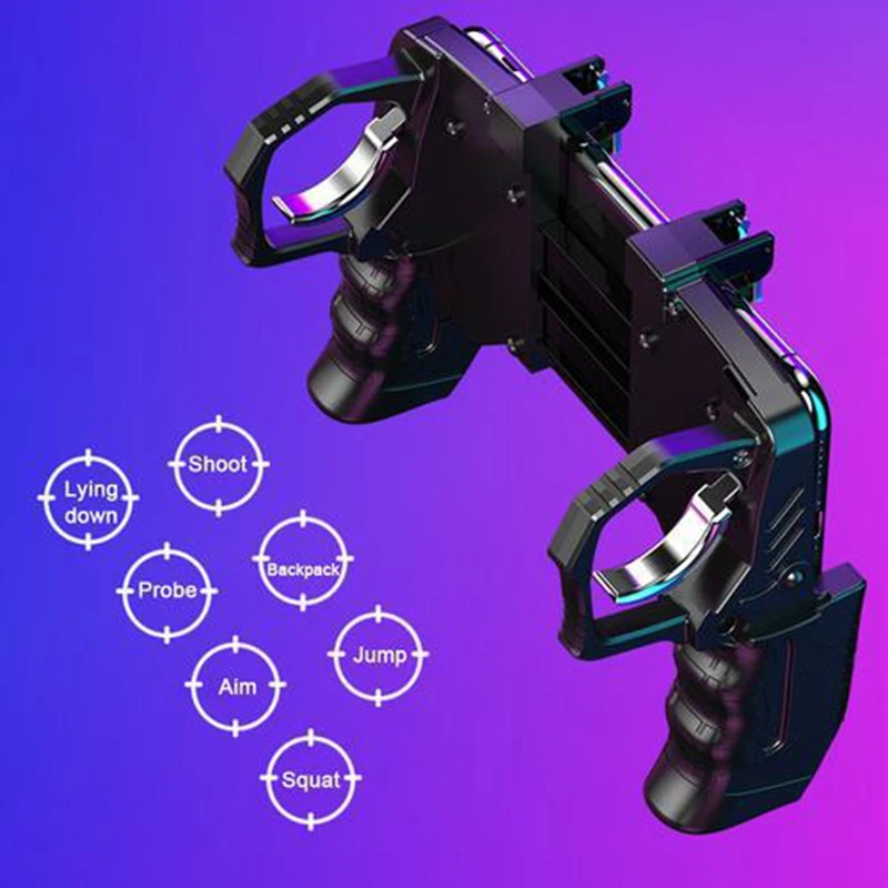  K21 Mechanical Button Mobile Phone Multifunction Gamepad Suitable for PUBG Gamepad Game Controller