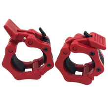 2pcs Weight Lifting Bar Collars Workout Strength Training Locking Spin Clip Home Gym Fitness Dumbbell 50mm Barbell Clamps