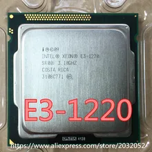 Lntel Xeon E3 1220 E3 1220 3,1 ГГц 8 МБ 4 ядра Socket 1155 5 GT sQuad Core серверный процессор