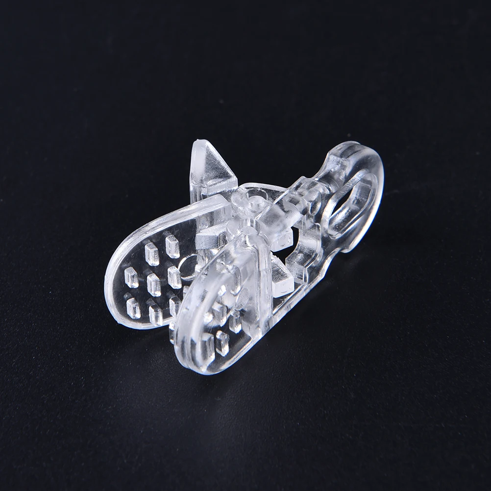 

1PCS Transparent ABS Clamp for BTE Hearing Aids Clip Clamp Replacement Prevent Hearing Aid from Falling Nose/Ear Clips