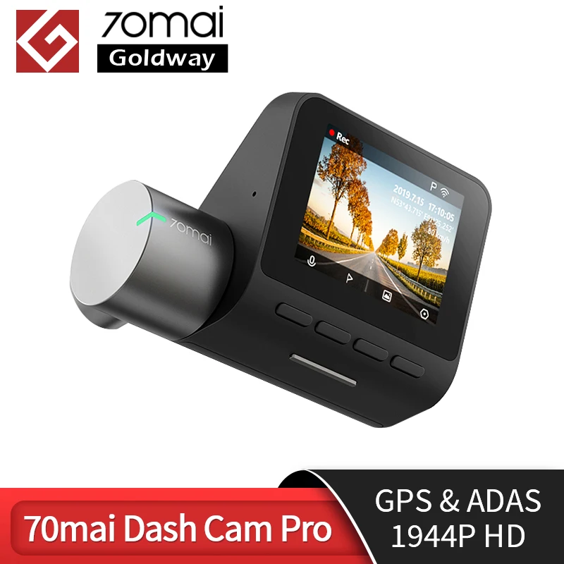 2400₽ 300₽ код: backit300bf20 Видеорегистратор 70mai Dash Cam Pro 1944P GPS ADAS ночное видение 140