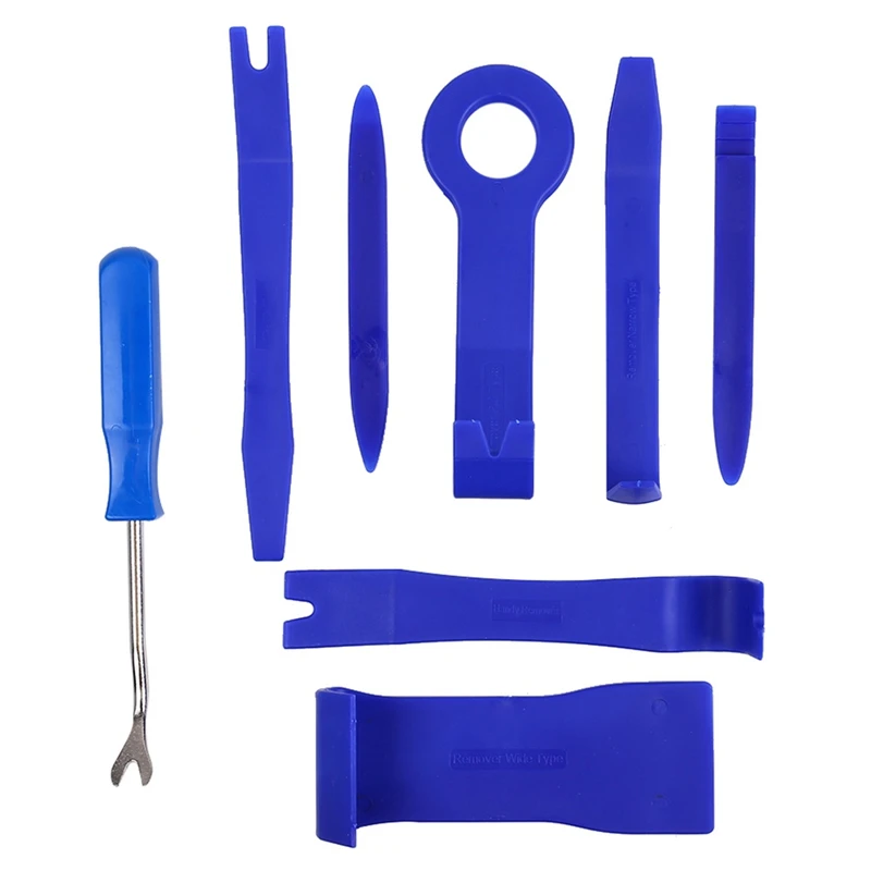 

8Pcs/Set Car Interior Trim Removal Tool Automotive Door Panel Body Repair Tool Portable Dash Radio Clips Pry Tools Kit
