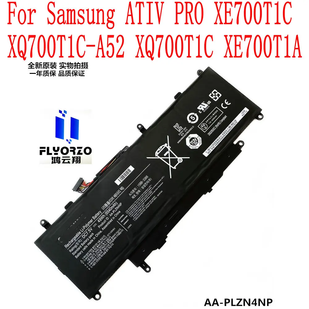 

100% Brand New High Quality 6540mAh/49WH AA-PLZN4NP Battery For Samsung ATIV PRO XE700T1C XQ700T1C-A52 XQ700T1C XE700T1A Laptop