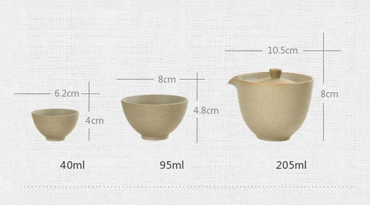 Керамический чайник портативный дорожный чайный набор портативная чайная посуда 1 горшок 2 чашки Китайский Gaiwan для кунг-фу чай домашний кофе винтажная посуда для напитков