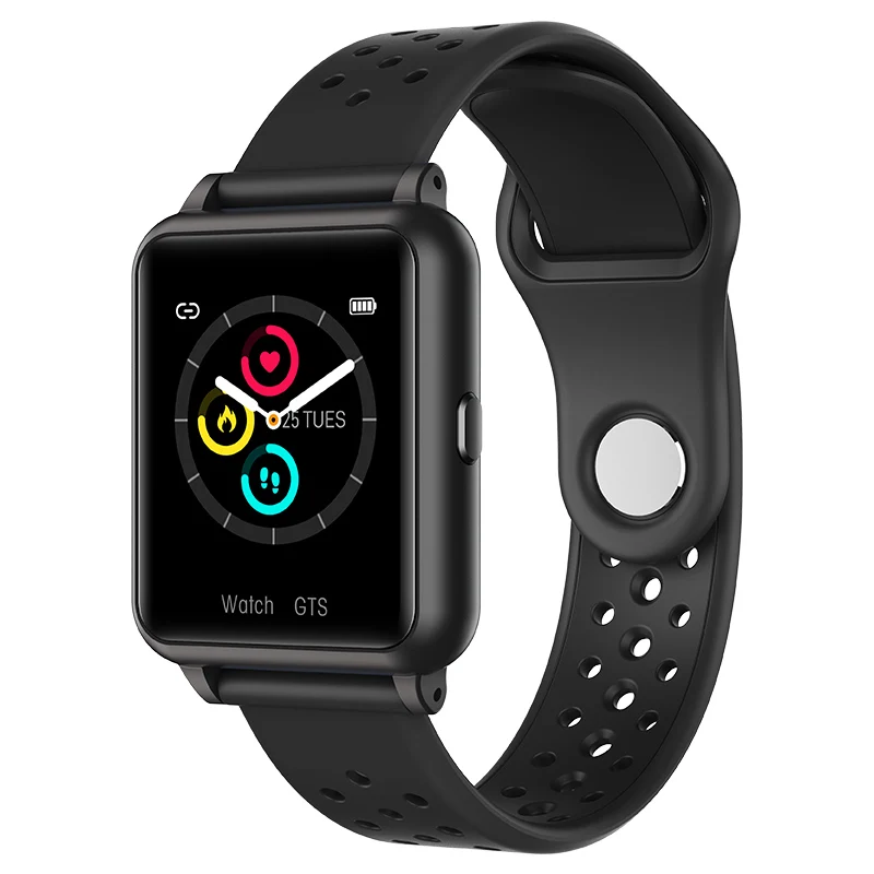 P8 смарт-браслет водонепроницаемый монитор сердечного ритма для мужчин и женщин смарт-браслет Будильник спортивные часы SmartWatch для Android IOS Телефон - Цвет: Black Watch