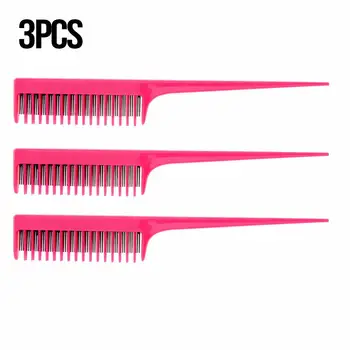 

Hair Dyeing Tool Hair Dyeing Comb (3 for 1) Pink Baked Oil Comb Plastic