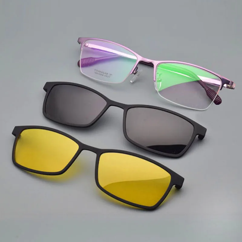 Полуоправа из титана оправа поляризационный светильник матовое стекло для