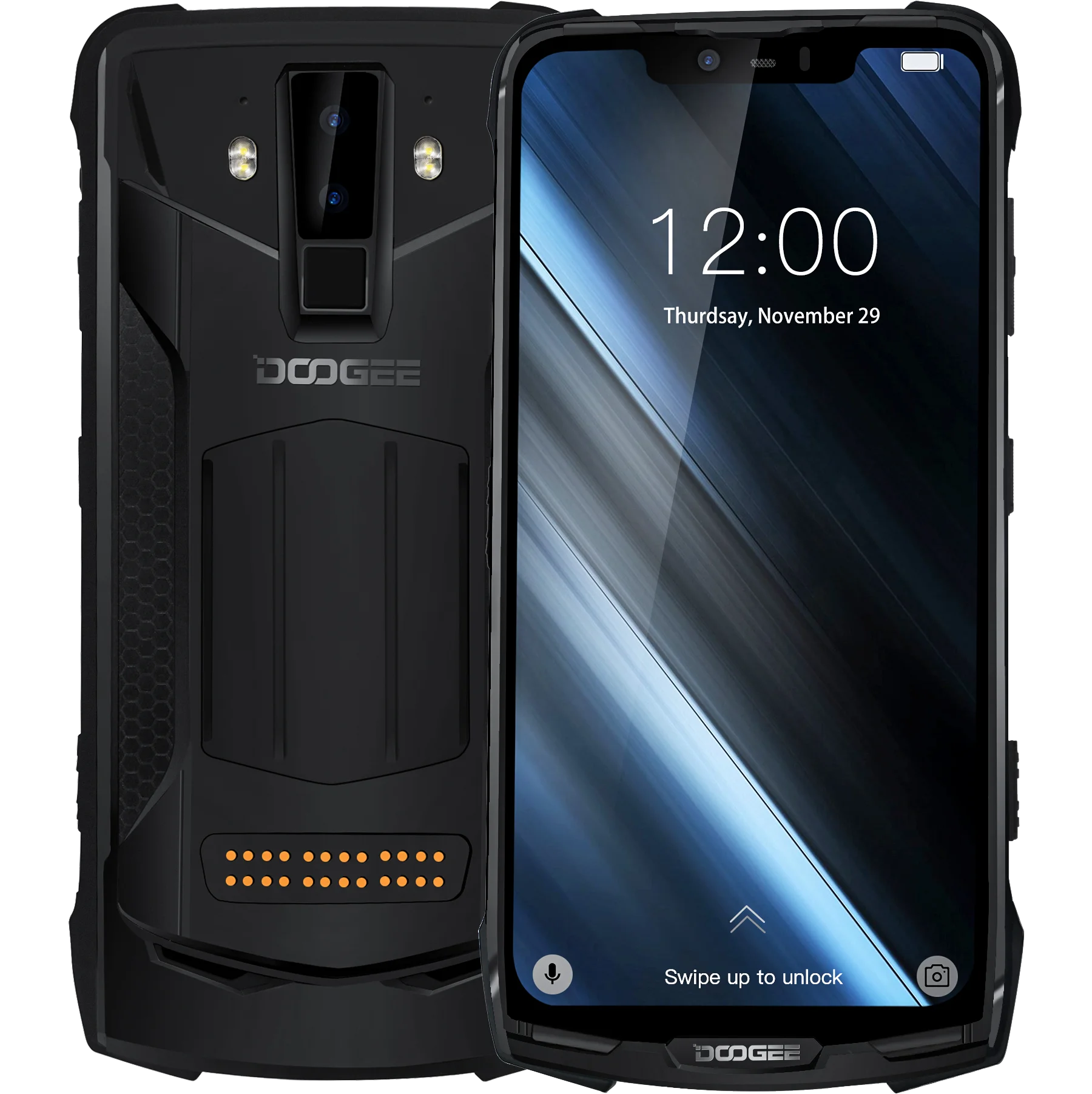Перейти на Алиэкспресс и купить new doogee s90c modular smartphone helio p70 octa core nfc 6.18 fhd+ display ip68/ip69k 4gb 64gb 16mp camera 4g mobile phone
