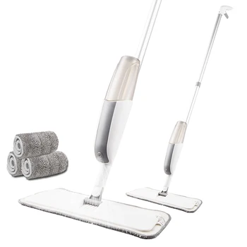 

Spray Mop For Floor Cleaning Reusable Microfiber Pads 360 Degree Handle Mop for Home Kitchen Wood Ceramic Tiles Cleaning Tools